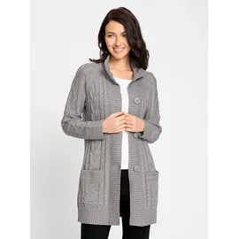 Inspirationen Strickjacke in Grau 50