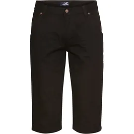 Arizona Bermudas "Tom", Herren, Gr. 62, N-Gr, schwarz (schwarz schwarz), Denim/Jeans, Obermaterial: 100% Baumwolle, overdyed, Basic, normal kniebedeckend, Hosen Bermudas, Topseller
