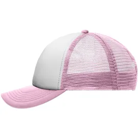 myrtle-beach 5 Panel Kinder Mesh Cap weiß/pink one size