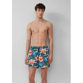 s.Oliver Badeshorts mit All-Over-Print Blau XL