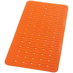 Wanneneinlage RIDDER "Playa", orange, B:38cm L:80cm, Kautschuk, Wanneneinlagen, 38x80 cm