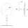 EMCO round Wandspiegel, 1-armig, 3-fach, rund, Durchmesser 200mm, 109400138, Ø 200 mm, chrom