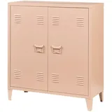 [en.casa] Oripää Aktenschrank 90 x 80 x 33 cm Hellbraun