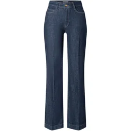 MAC Wide Leg Jeans mit Bügelfalte in Rinse-Waschung-D36 / L30