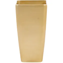 Blumentopf gold rechteckig 30 x 30 x 57 cm MODI