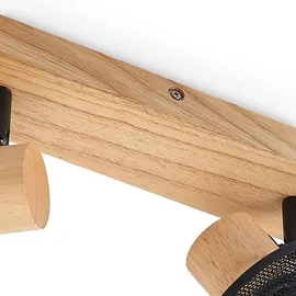 LINDBY Evinora 2-flammig Holz