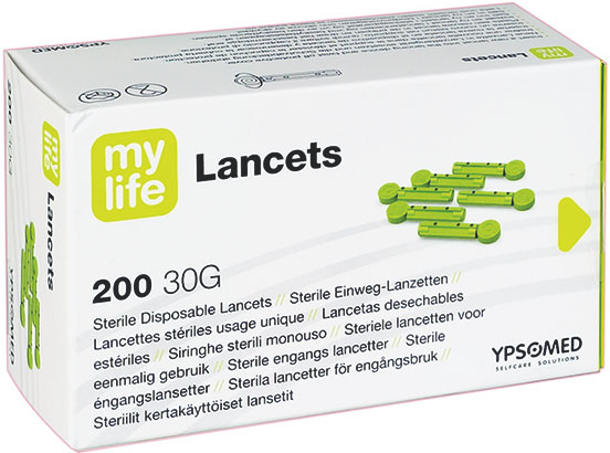 MYLIFE Lancets multicolor 200 Stück