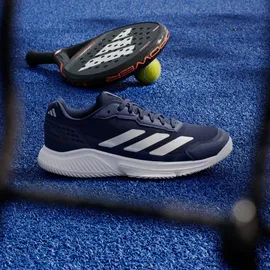 adidas Courtquick Herren Weite E Dark Blue/Silver Metallic/Cloud White 45 1/3