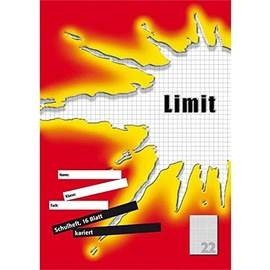 Landré Schulheft Limit A4 Lineatur 28 16 Blatt