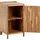 Beliani Outdoor-Küchenschrank Venosa Braun