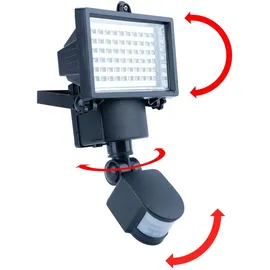 casativo-lighting Außenstrahler Solar 2er Set 12 W 225,0 cm schwarz