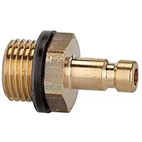 Riegler Nippel für Kupplungen NW 2,7, Messing blank, G