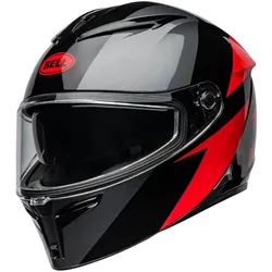 Bell Lithium Shear, Integralhelm - Schwarz/Grau/Rot - XL