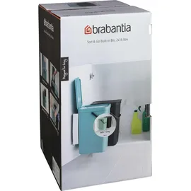 Brabantia Sort & Go 16 l 2er Set dark grey/jade green