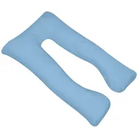 vidaXL Schwangerschaftskissen 90x145 cm Hellblau