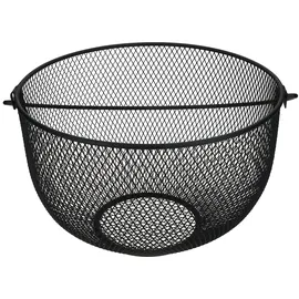 JUSTINUS LifeStyle Obstkorb Ø 30cm schwarz mit Henkel - 457-120