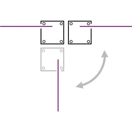 vidaXL Ausziehbare Seitenmarkise 120 x 600 cm Grau