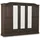 VCM Kleiderschrank New Mexico 243 x 193 x 57 cm Braun