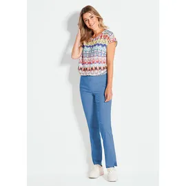 GOLDNER Schlupfhose CARLA Super-Stretch Blau 23
