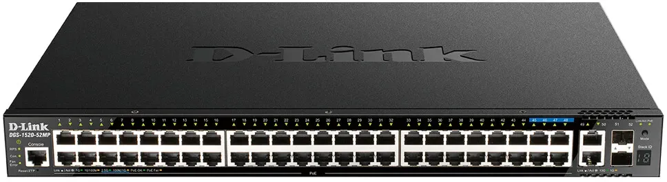 D-Link DGS-1520-52MP Netzwerk-Switch Managed L3 Gigabit Ethernet (10/100/1000) P...