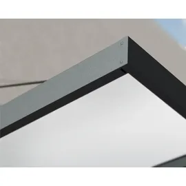 CANOPIA Palram - Canopia Vordach Sophia XL 192 cm x 140 cm Grau