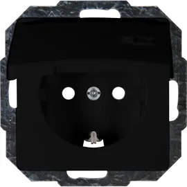 Kopp Einbausteckdose Paris Schwarz 1 St.