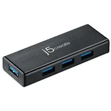 j5create JUH340 - Hub 4 Ports), Dockingstation USB Schwarz