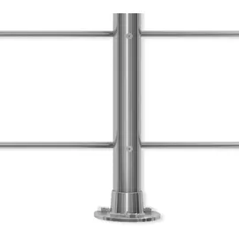 DOLLE Geländerset Edelstahl 150 cm Bodenmontage