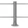 DOLLE Geländerset Edelstahl 150 cm Bodenmontage