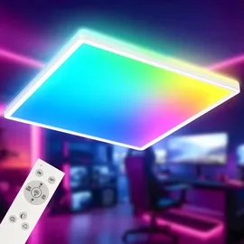 Briloner LED Deckenleuchte Smart RGB Bluetooth WiFi Fernbedienung Alexa weiß - Weiß