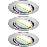 Paulmann LED Einbauleuchte Base Coin Basisset Smart Home Zigbee RGBW
