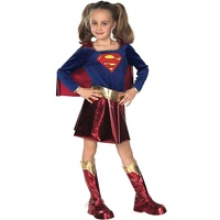 Rubie's Offizielles Supergirl Kinderverkleidung Mädchen-Superheld Kinderkostüm Outfit