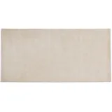 Beliani Teppich GESI II Hellbeige 80 x 150 cm Viskose