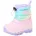 Winter-bootie Regenbogen Rosa 32/33