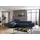 W.Schillig Eckcouch Leder L-Form 3-Sitzer Blau