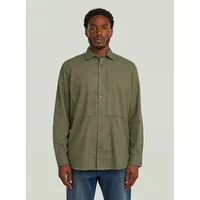 G-Star Panelled Pocket Regular Shirt - Grün - M