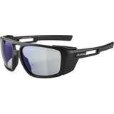 Alpina Skywalsh V - Selbsttönende, Bruchfeste & Beschlagfreie Sport- & Fahrradbrille Mit 100% UV-Schutz Für Erwachsene, black matt, One Size
