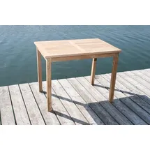LINDER EXCLUSIV Gartentisch 120 x 80 x 75 cm Braun