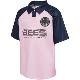 hummel T-Shirt Raglanärmel Hmljr Loose Tiger Soccer Jersey S/S" in ROSEATE SPOONBILL | Gr.: 58-63