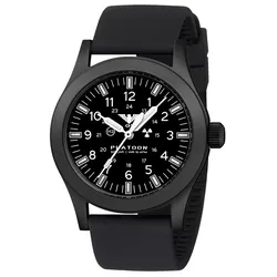 KHS PLABSSF.SB Herrenuhr Platoon Solar Silikon Schwarz