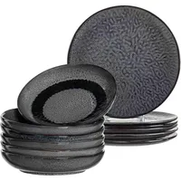 LEONARDO Matera Tafelservice 12-tlg. anthrazit