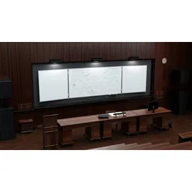 ALLboards Whiteboard Klapptafel 400 x 100 cm Weiß
