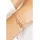Celesta Armband 925 Silber rhodiniert strukturiert 20 cm