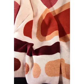 Villeroy & Boch Miami Kuscheldecke 150 x 200 cm Beige/Rot