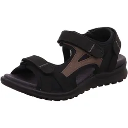 Sandale LEGERO "Siris", Damen, Gr. 39, schwarz, Nubukleder, sportlich, Schuhe, Sommerschuh, Sandalette, Klettschuh, in Pastell-Farben