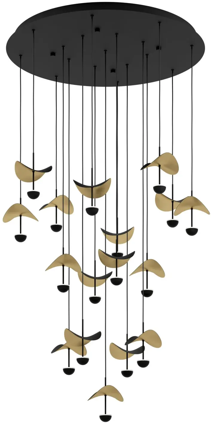 STARS OF LIGHT LED-Hängeleuchte DRACERA - D/H ca. 78.00x220.00