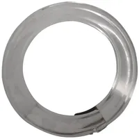 FireFix Mauerrosette Ø 100-120 mm Aluminium verstellbar bis 120 mm Grau