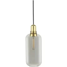 Normann Copenhagen Amp 1-flg. 11 cm Rauchglas, Messing