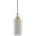 Normann Copenhagen Amp 1-flg. 11 cm Rauchglas, Messing