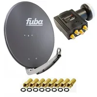 Fuba Antenne 74x84 cm Alu Anthrazit DAA 780 +